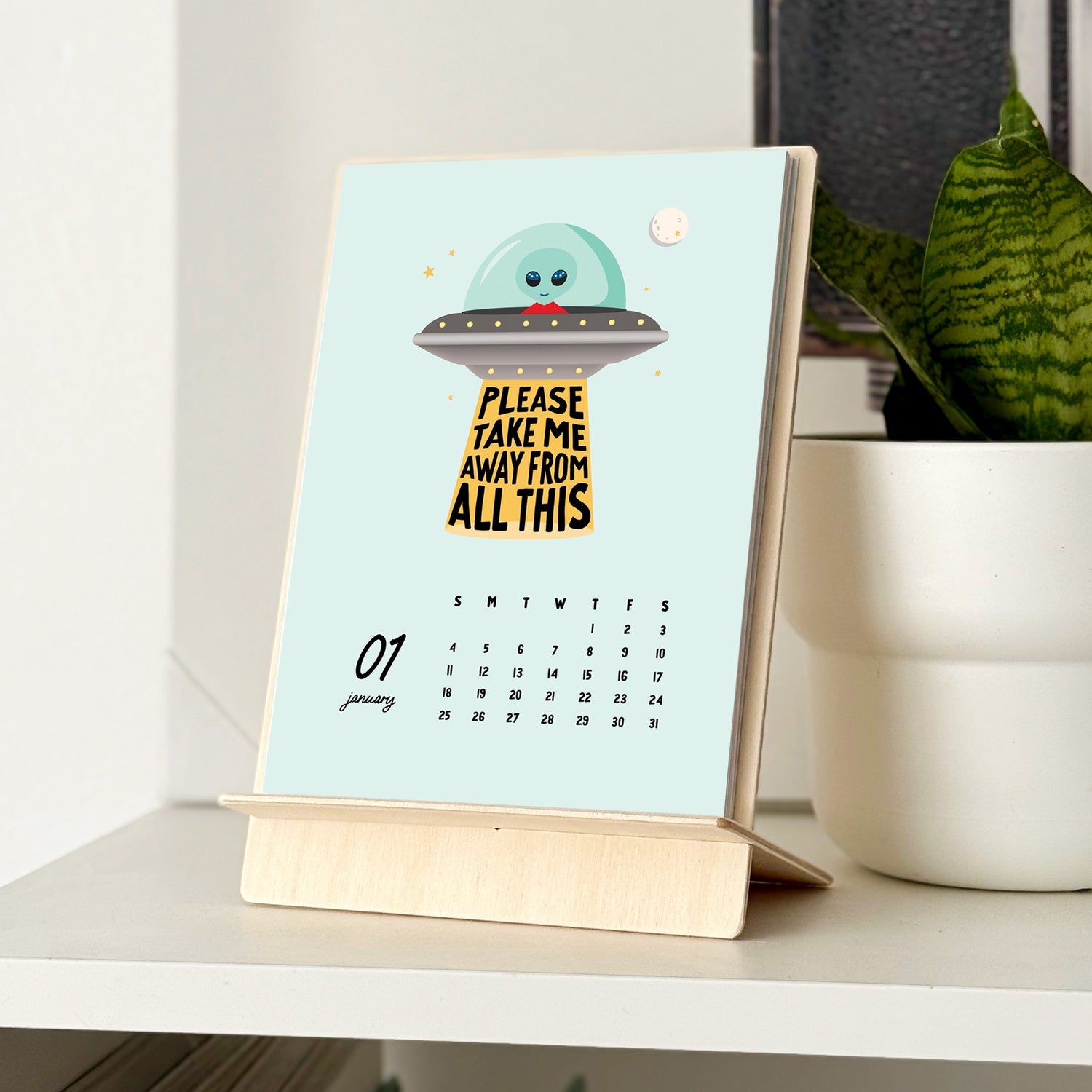2026 sweet + slightly snarky 12 month calendar by I'll Know It When I See It