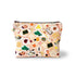 Dim sum pattern canvas zipper pouch by I&