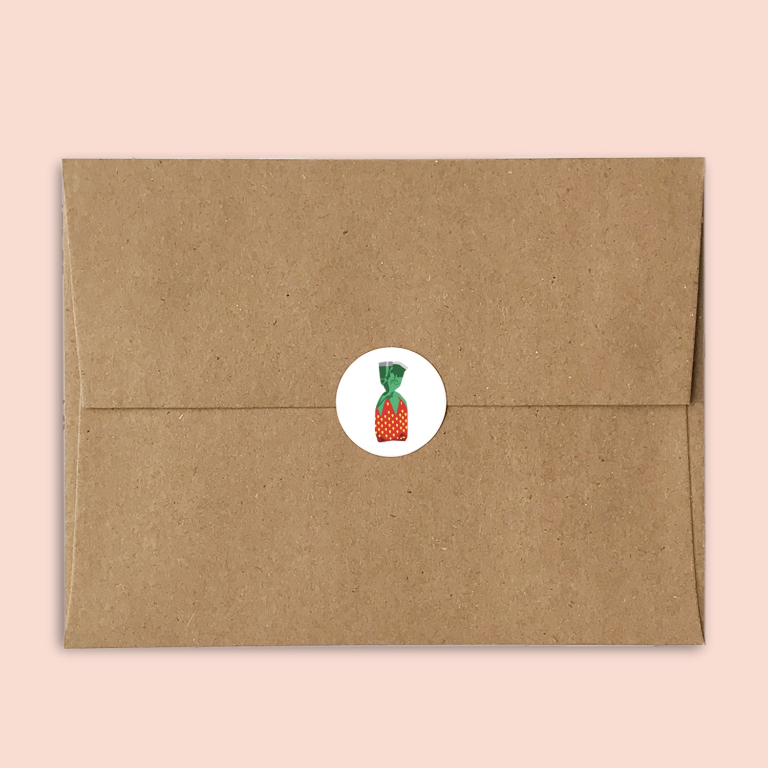 I’ll Know It When I See It strawberry candy envelope seal