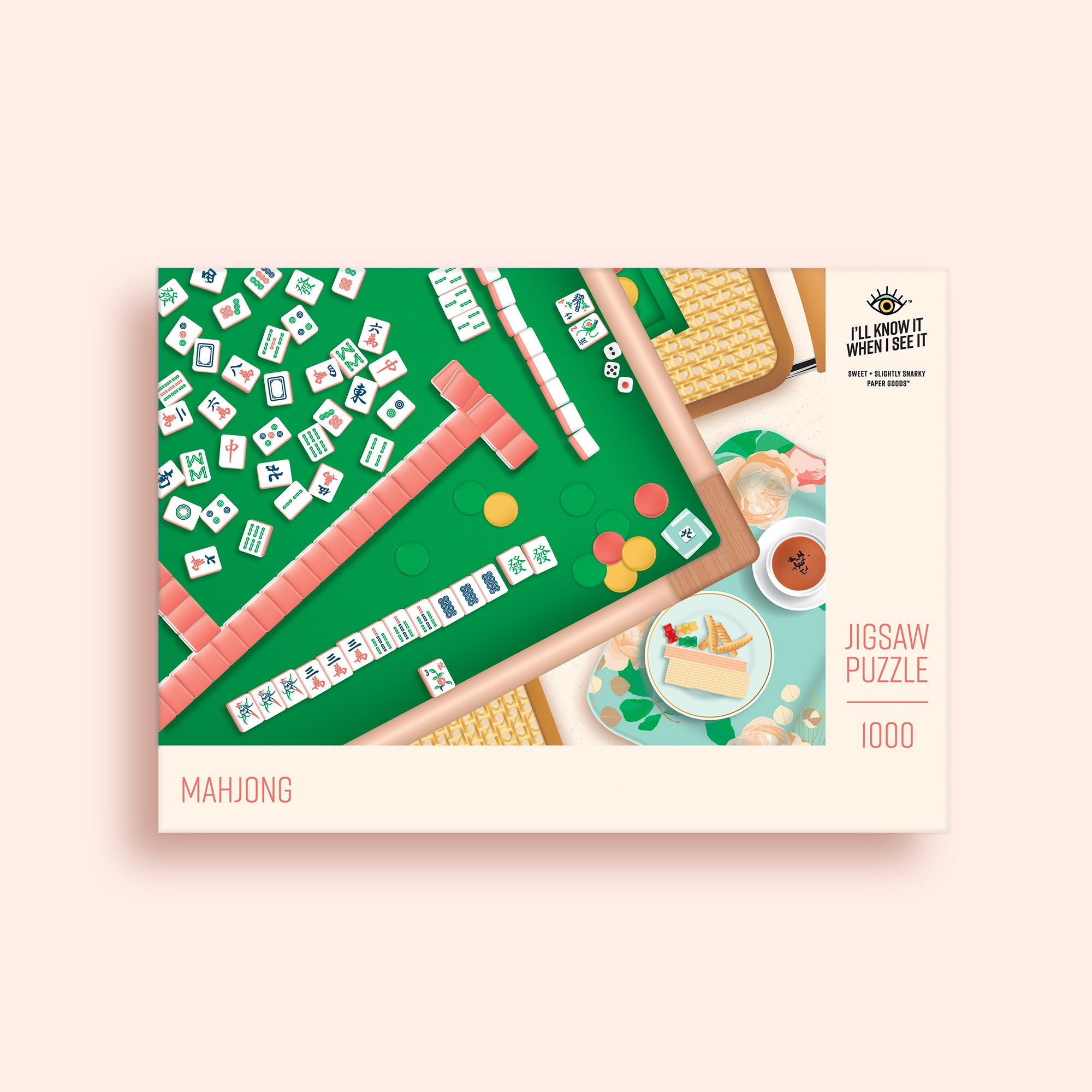 Mahjong jigsaw puzzle