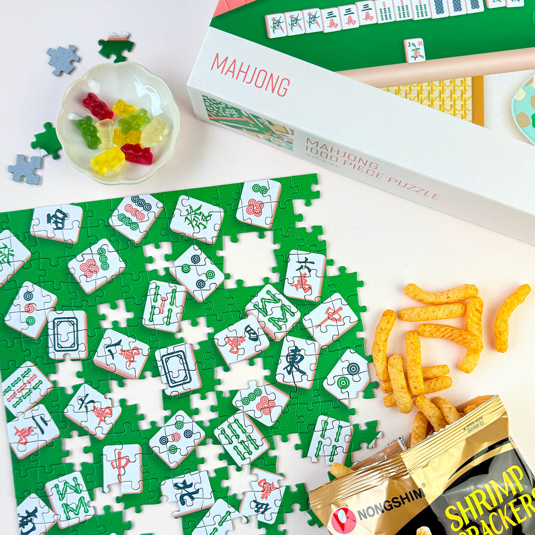 Mahjong 1000 piece jigsaw puzzle by I&