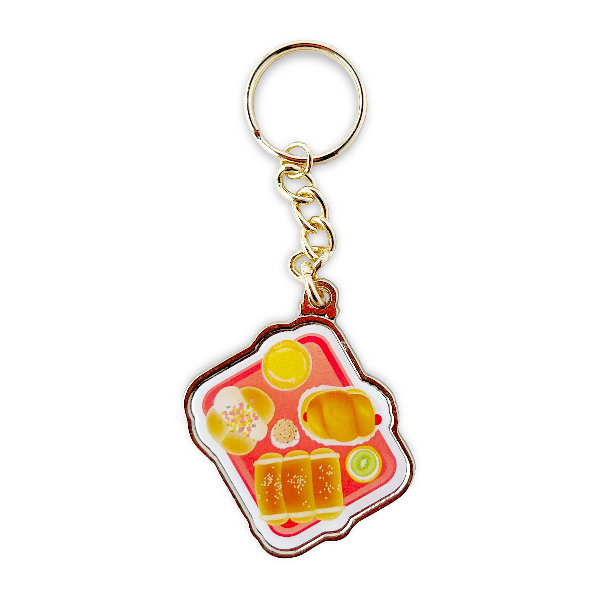Hong Kong Chinese style bakery tray keychain by I&