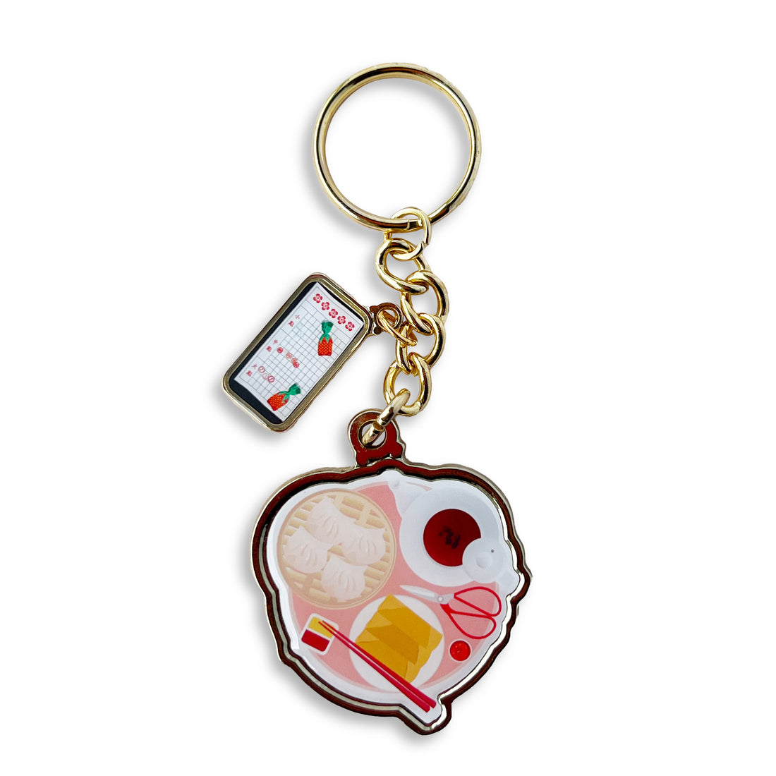 Dim sum keychain by I&