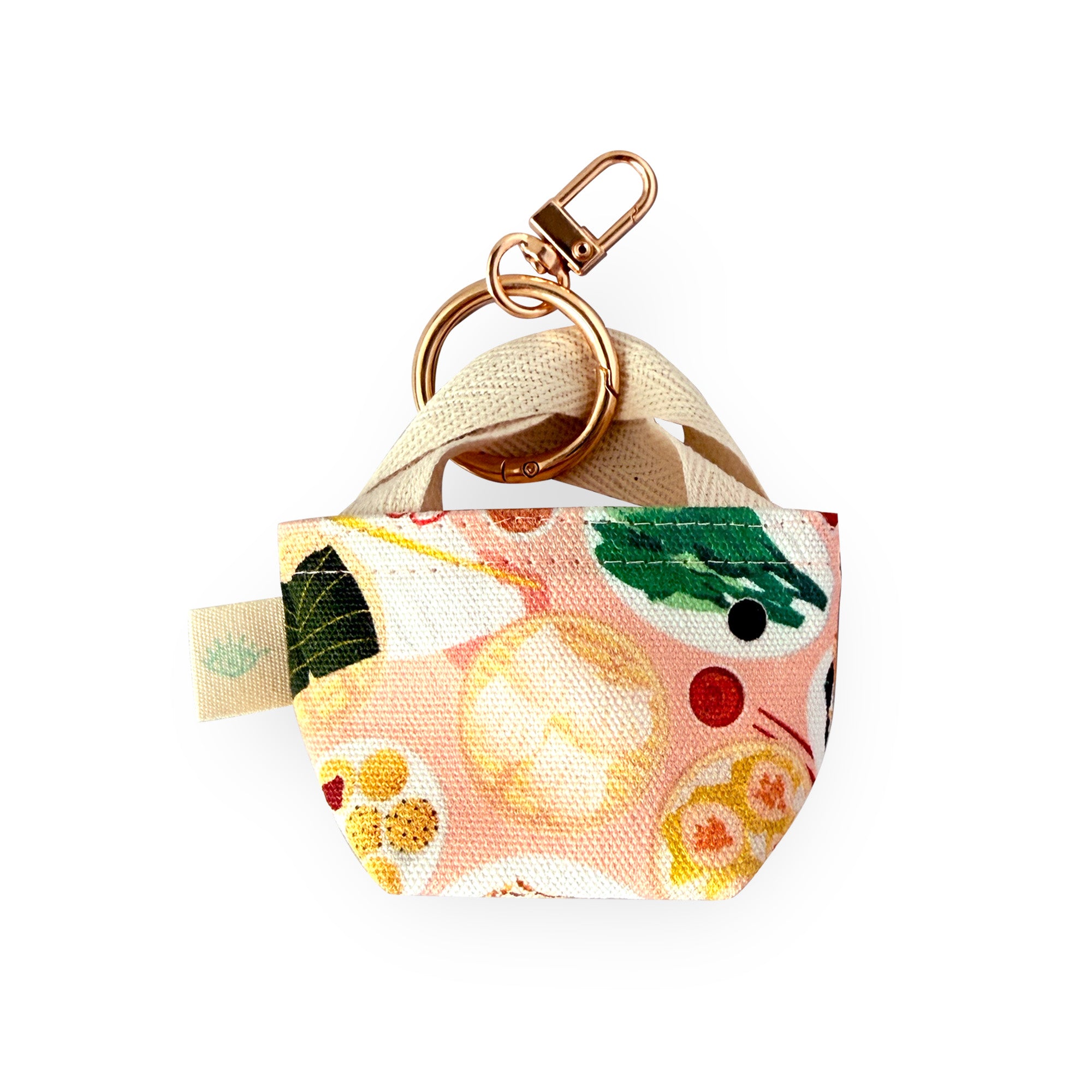 Dim sum mini tote keychain by I&