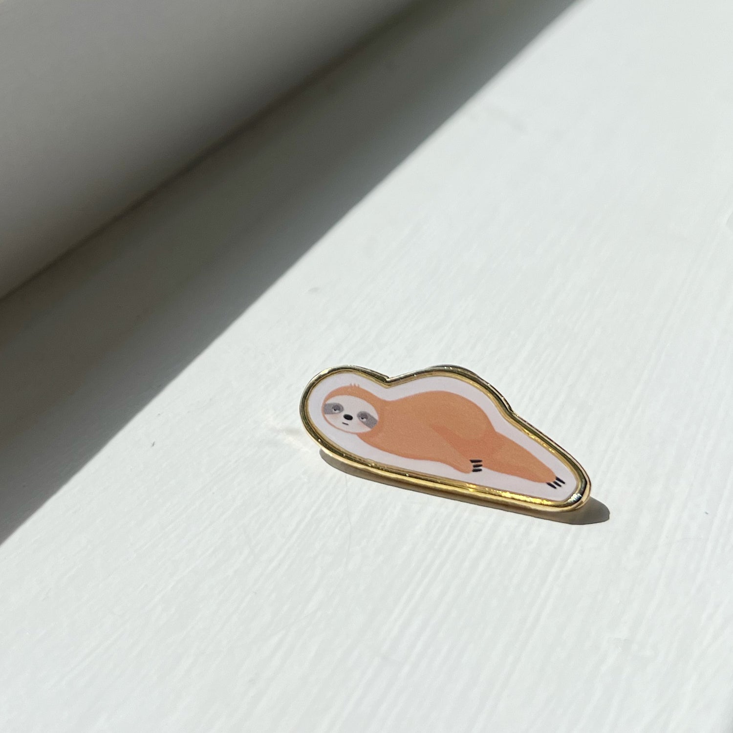 Sloth lapel pin by I&