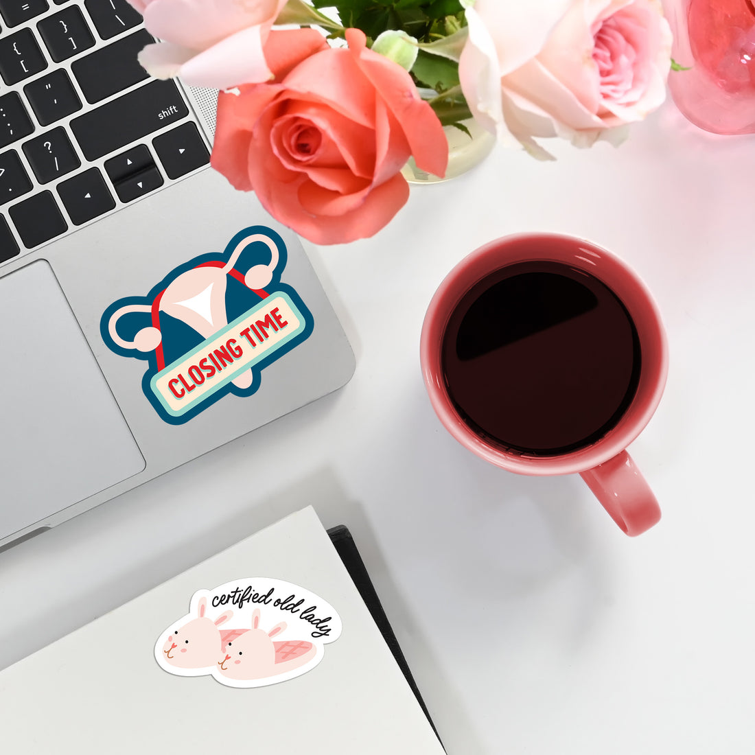 Closing time perimenopause menopause vinyl sticker by I&