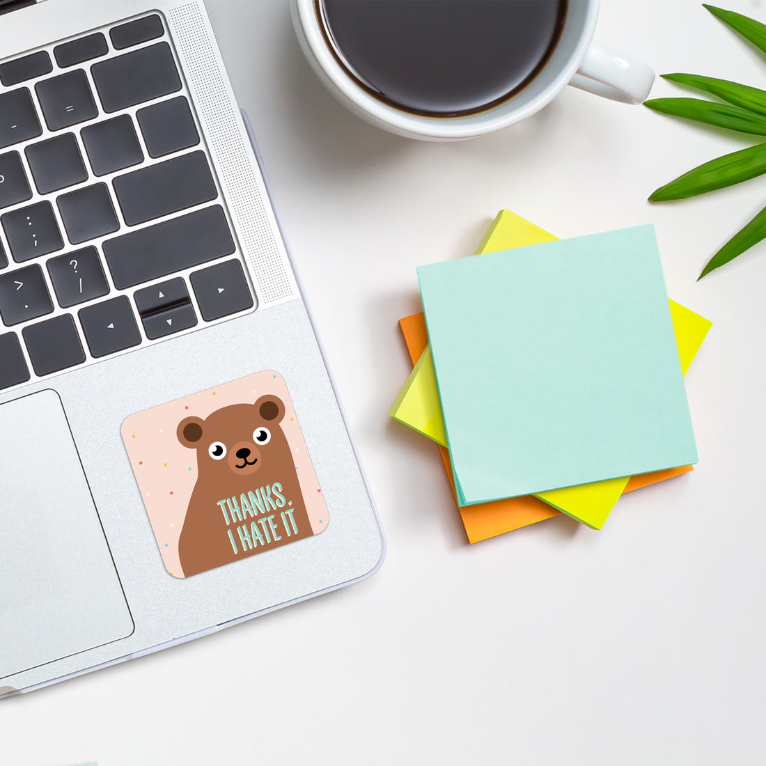 Thanks, I hate it vinyl sticker