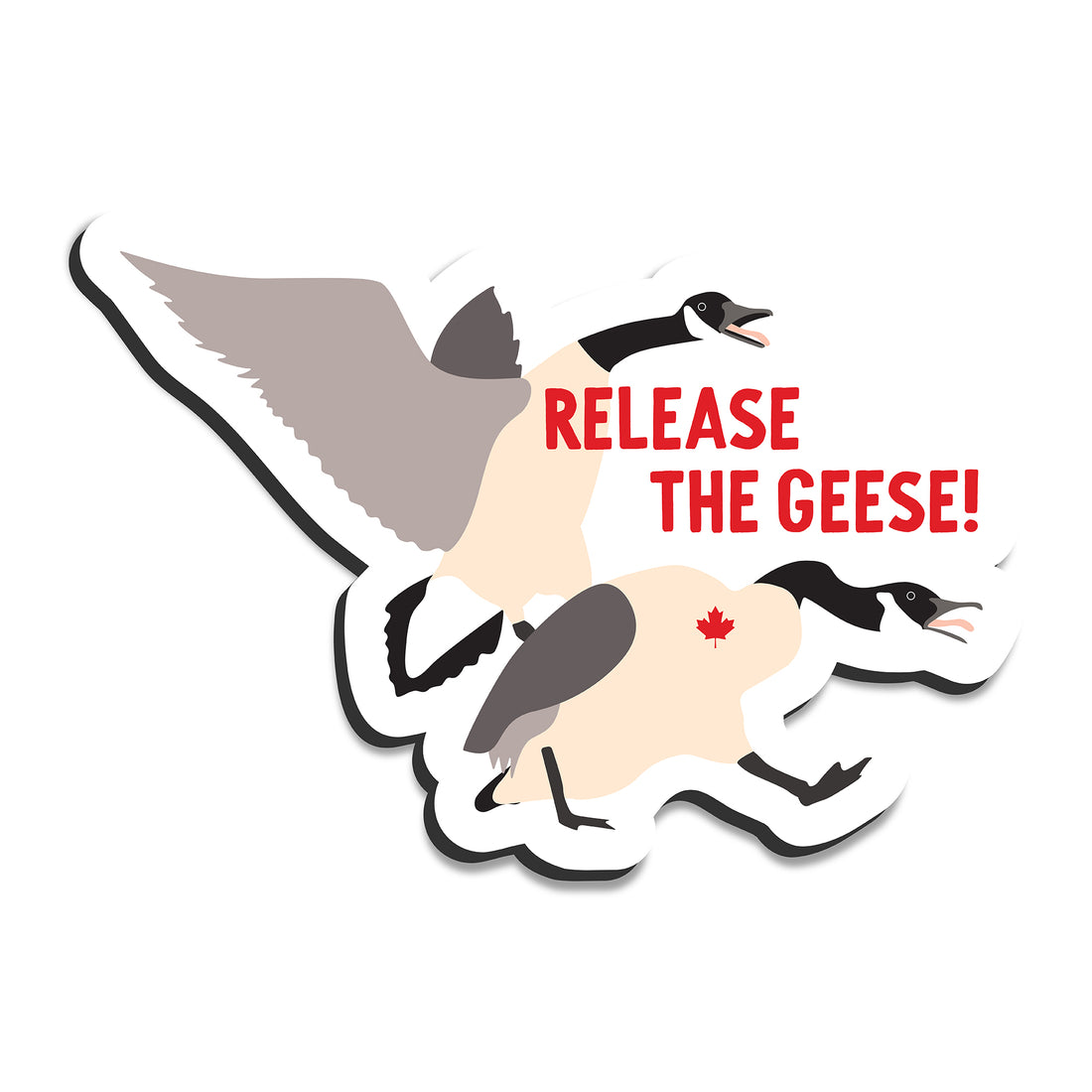 Release the geese magnet