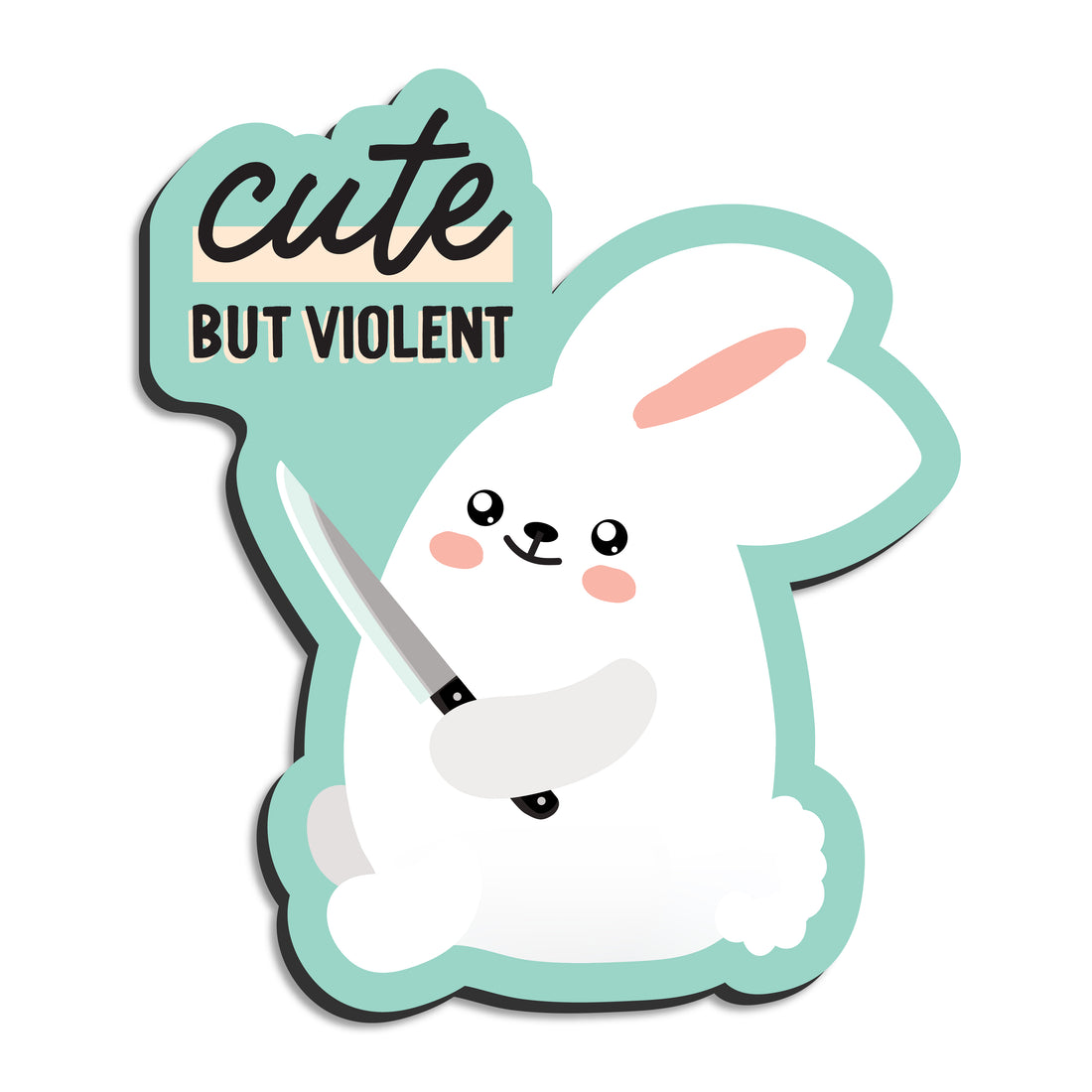 Cute but violent magnet