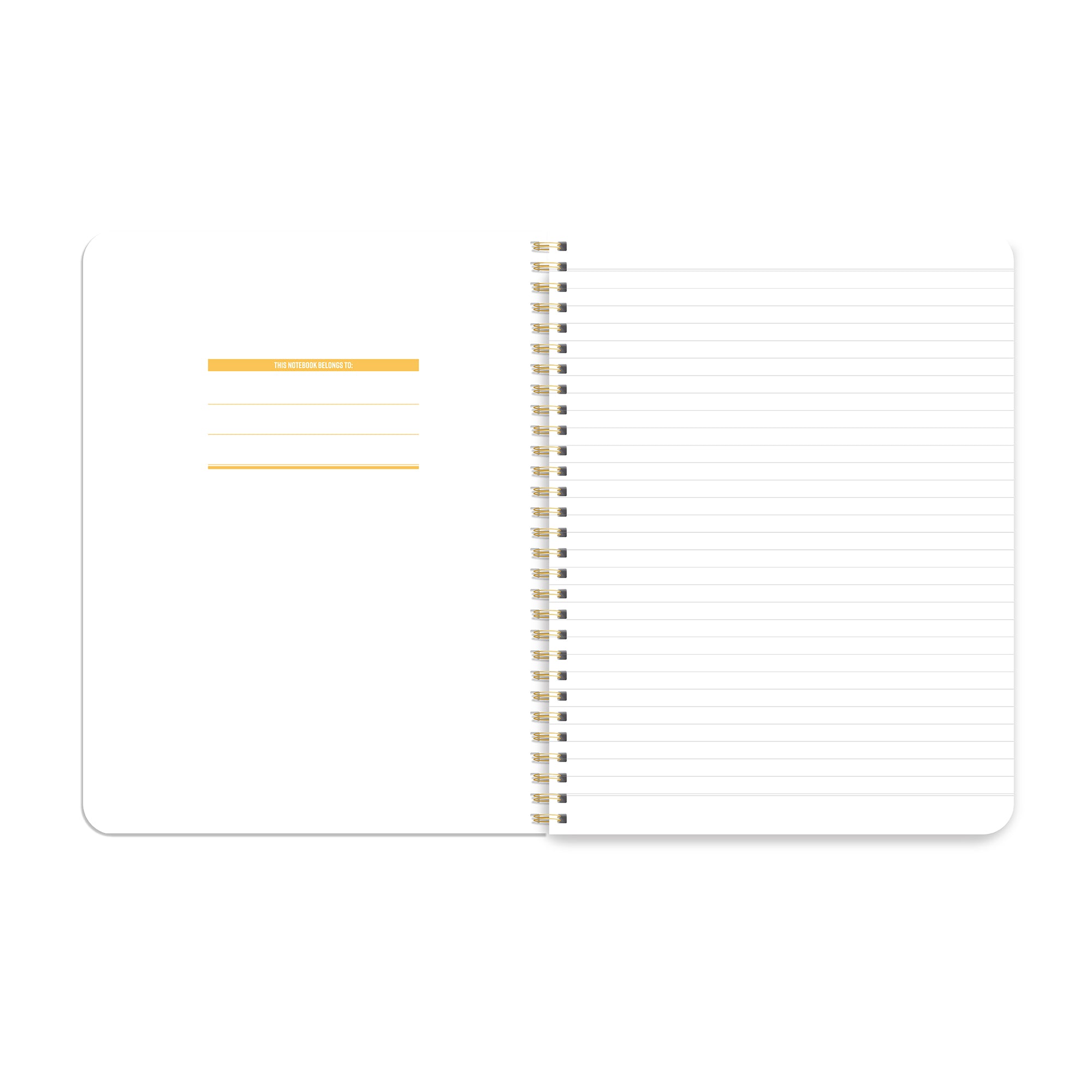 Cantonese foods coil bound notebook, inside, by I&