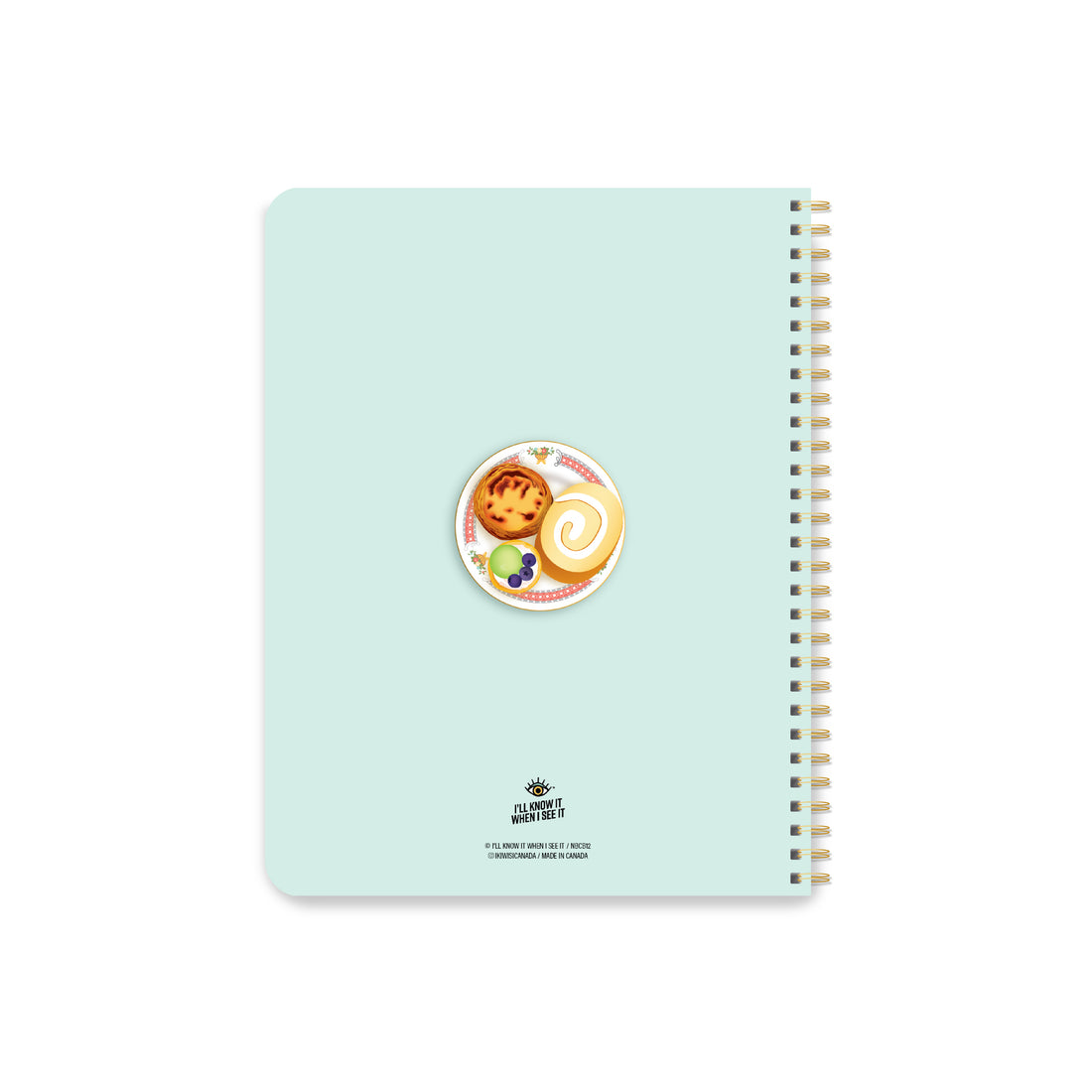 Chinese bakery coil bound notebook by I&
