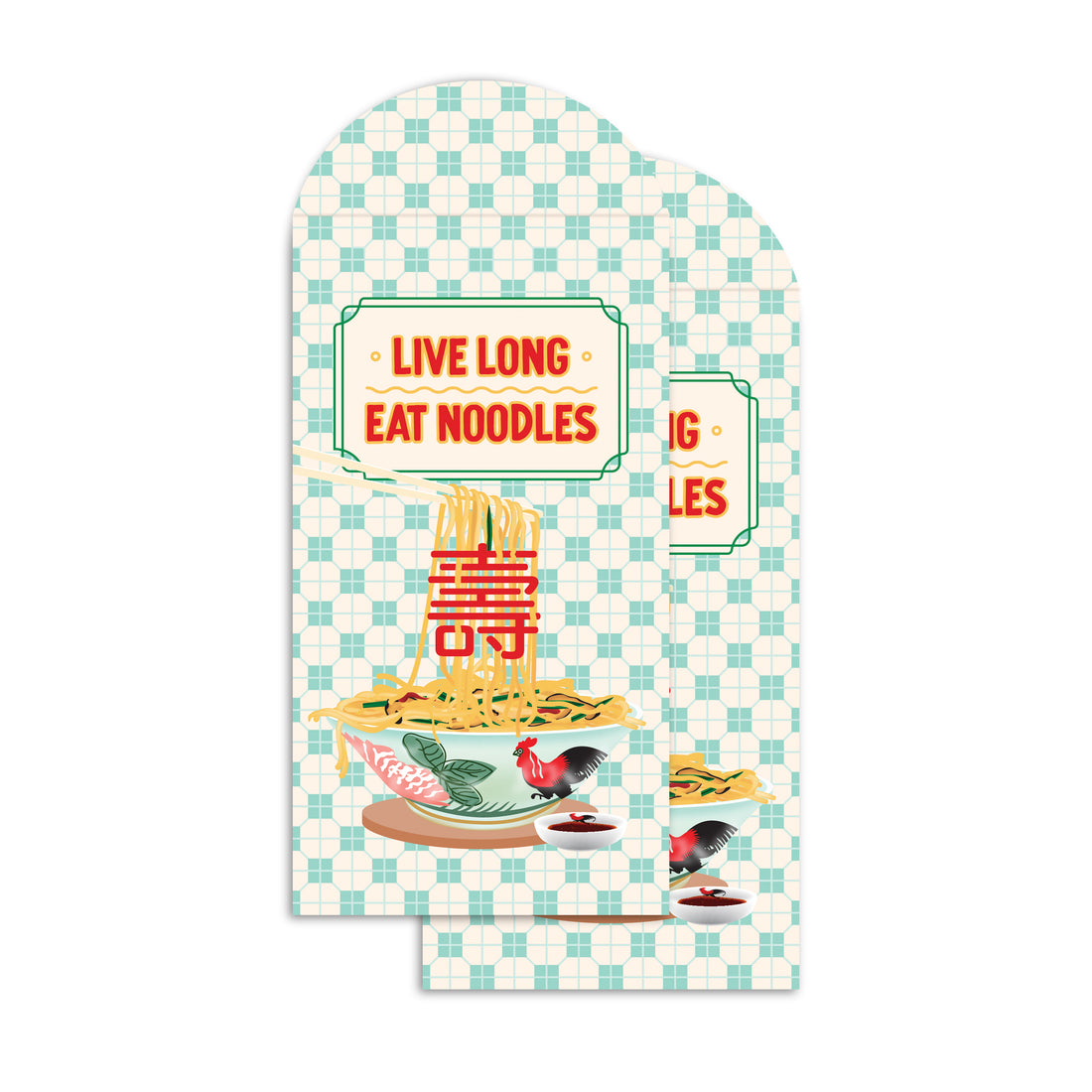 Live long, eat noodles red pockets by I&