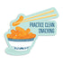 Practice clean snacking cheetos and chopsticks vinyl sticker by I&