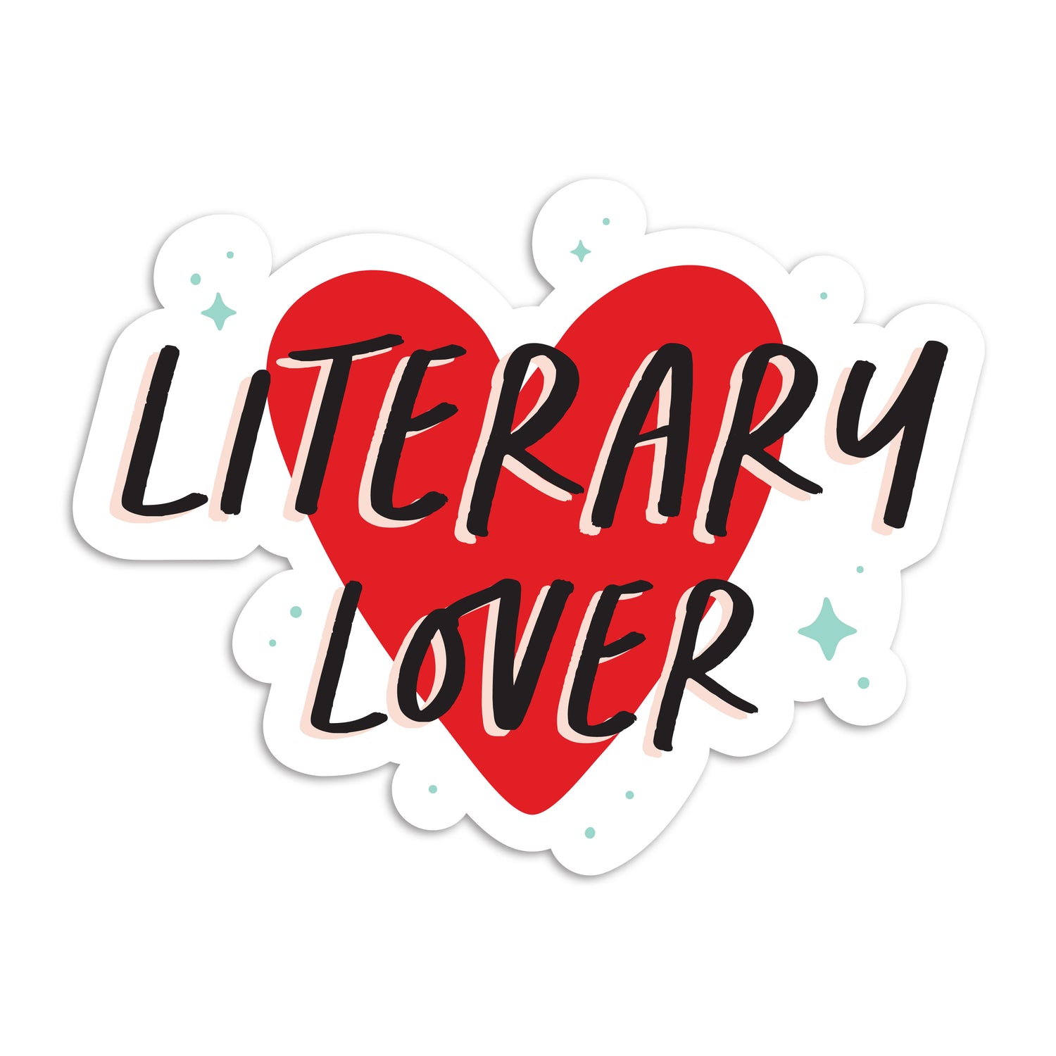 Literary lover vinyl sticker by I&