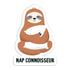 Nap connoisseur vinyl sticker