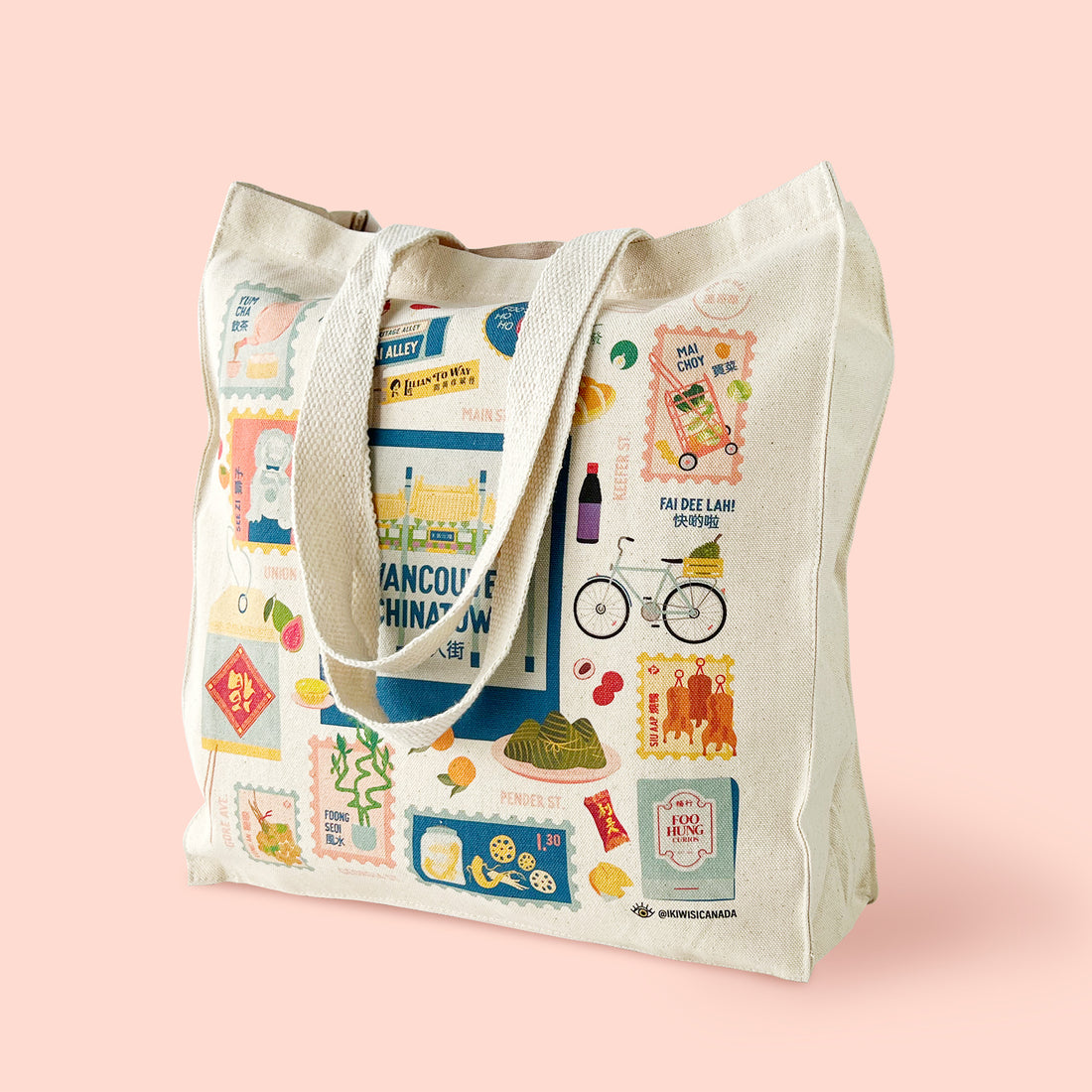 Vancouver Chinatown tote bag by I&