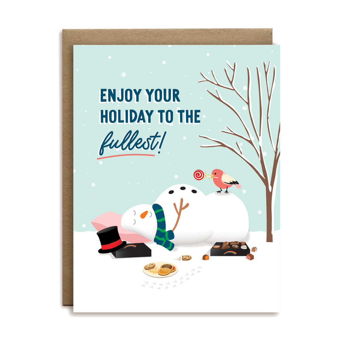 Enjoy your holiday to the fullest Christmas card by I&