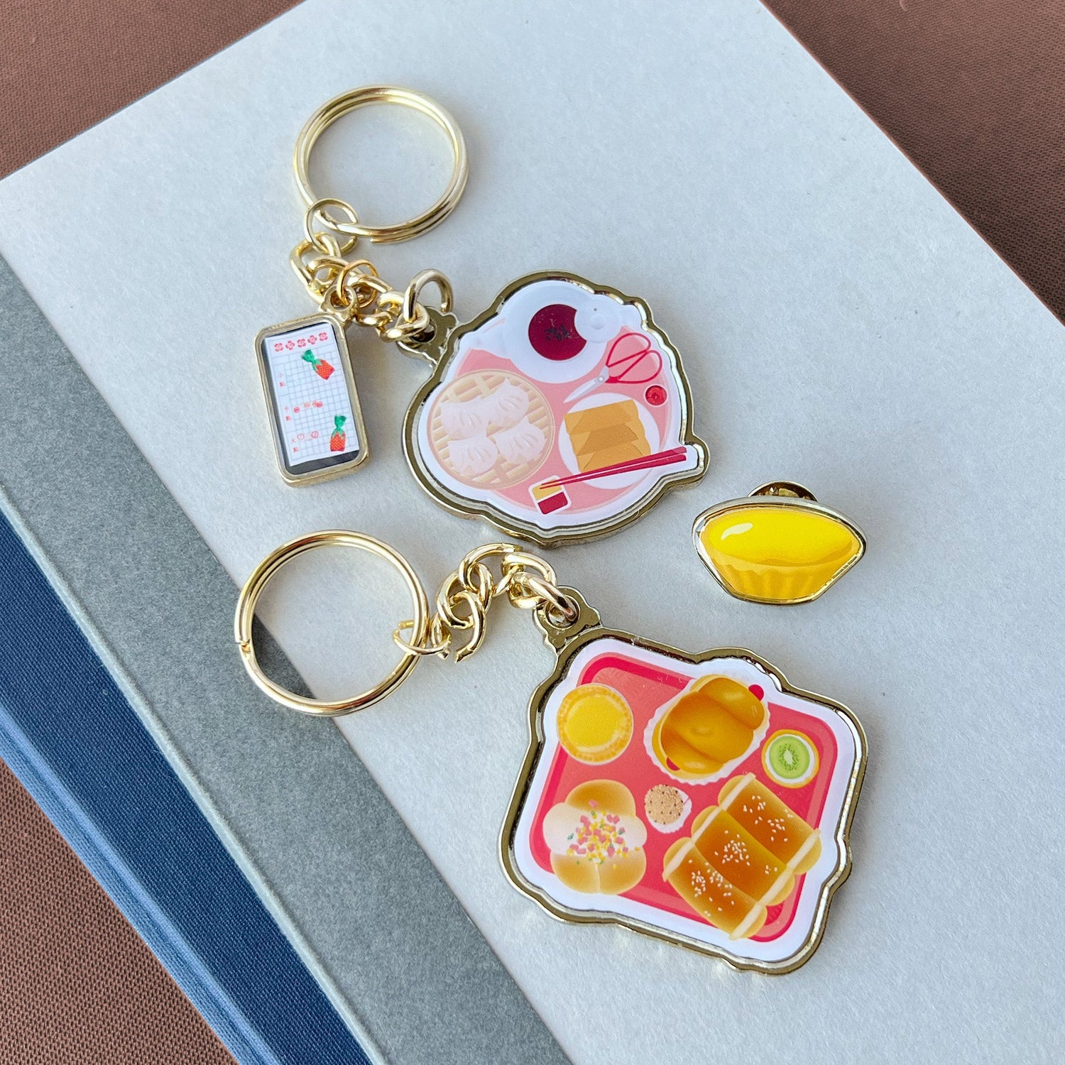 Asian-themed keychains