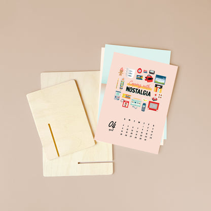 Sweet + slightly snarky 2027 desktop calendar by I&