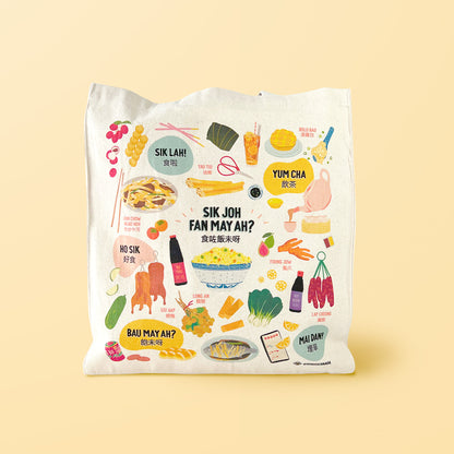 Cantonese food tote bag by I&