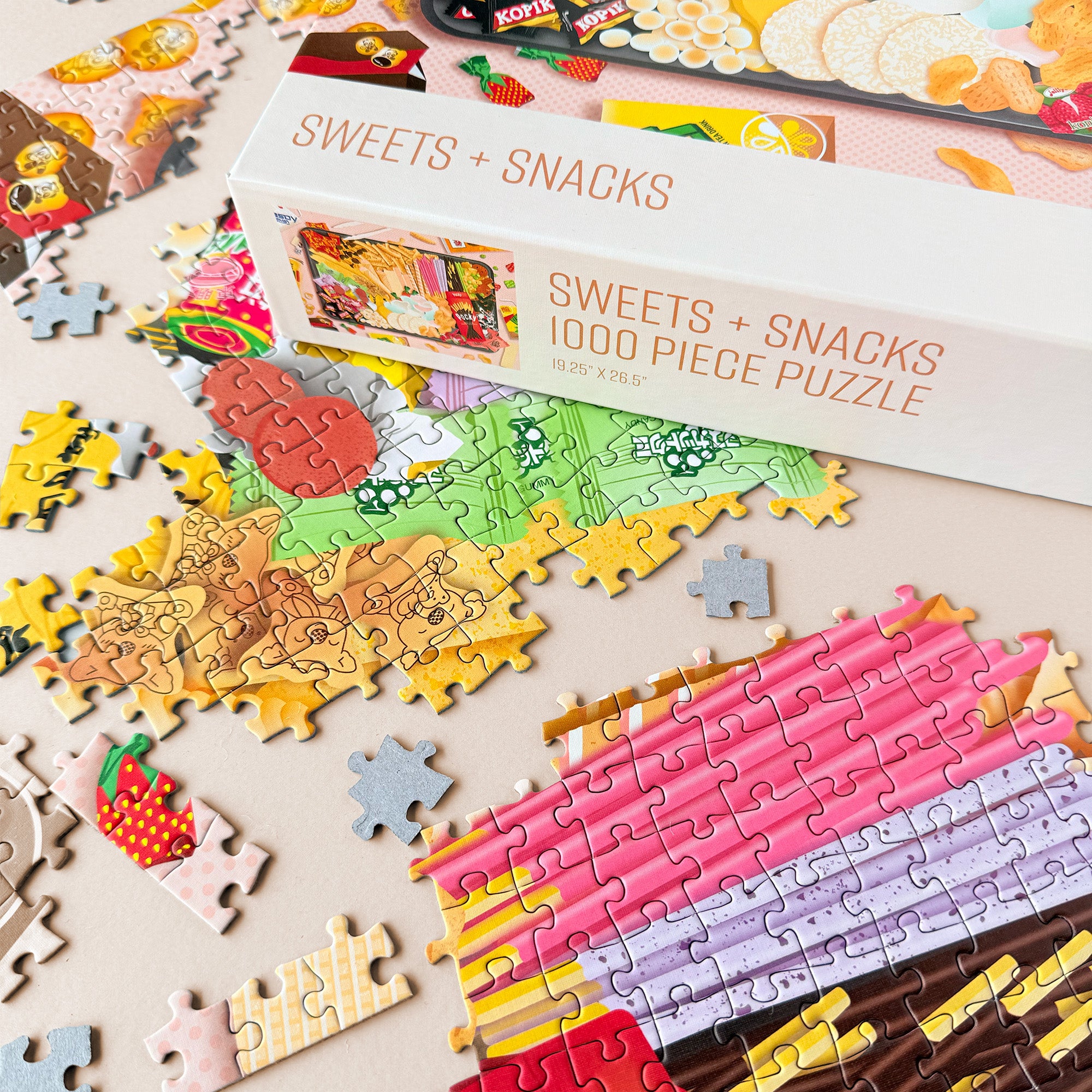 Sweets + snacks jigsaw puzzle