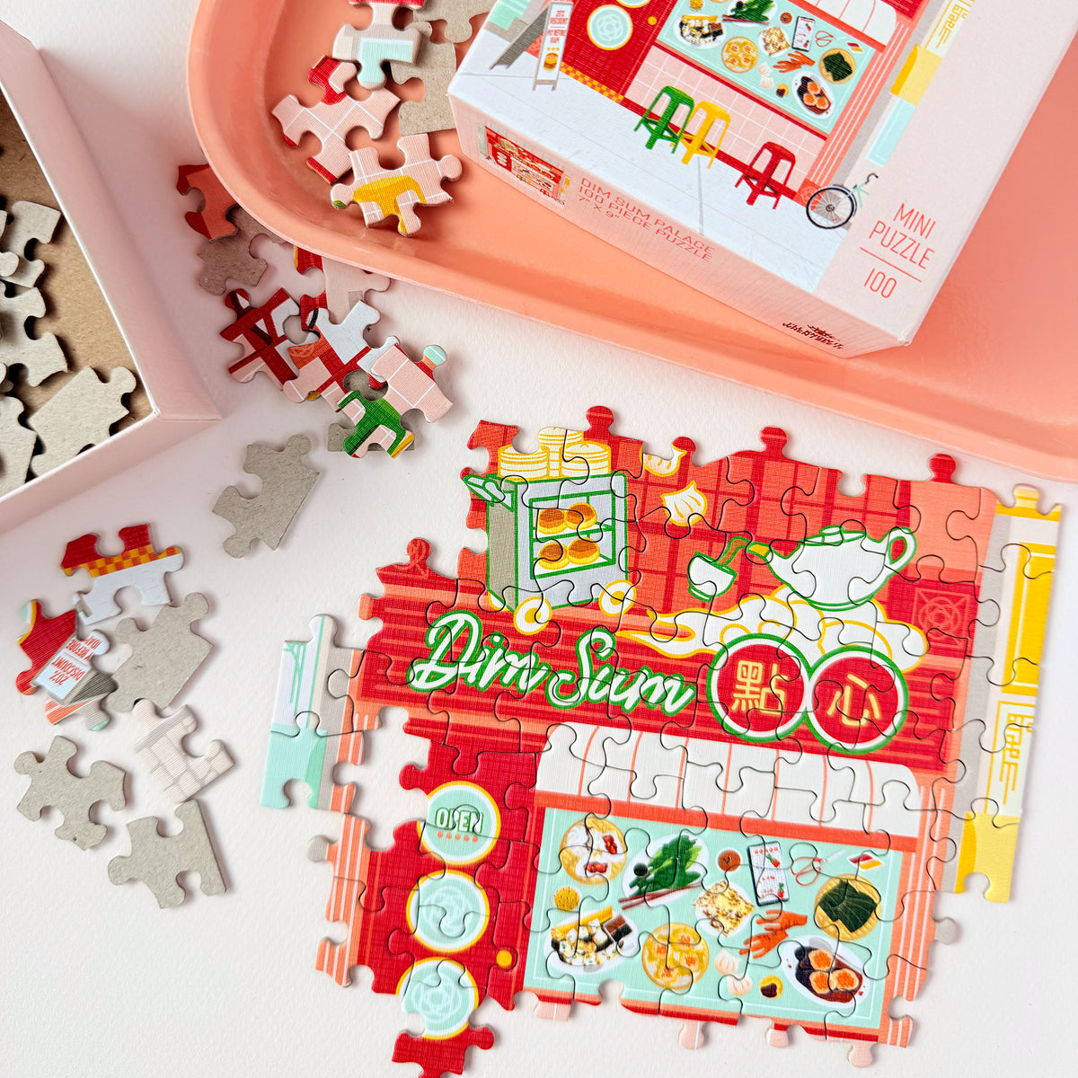 Dim sum 100 piece mini puzzle by I'll Know It When I See It