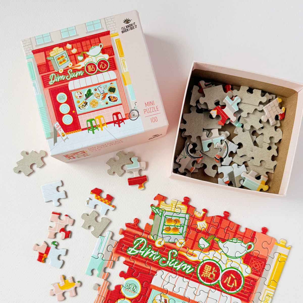 Dim sum 100 piece mini puzzle by I'll Know It When I See It