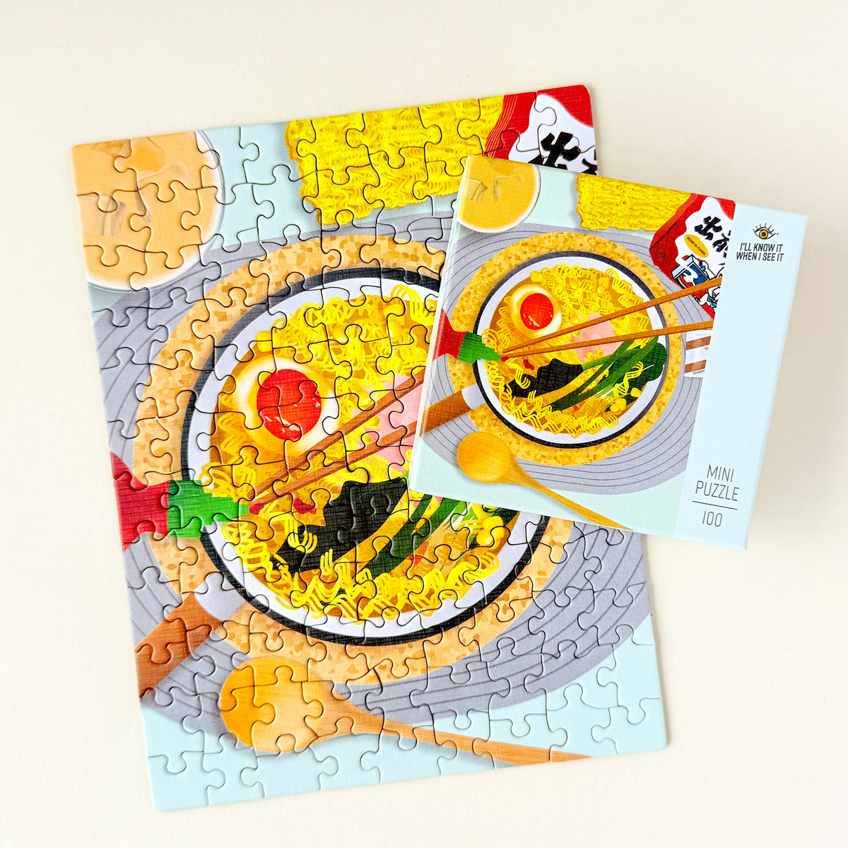 Instant noodles 100 piece mini puzzle by I'll Know It When I See It