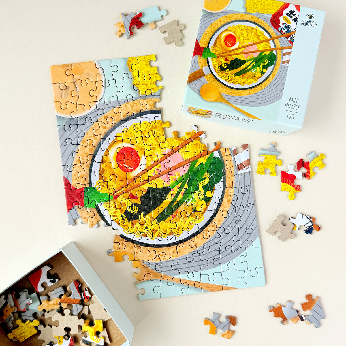 Instant noodles 100 piece mini puzzle by I&