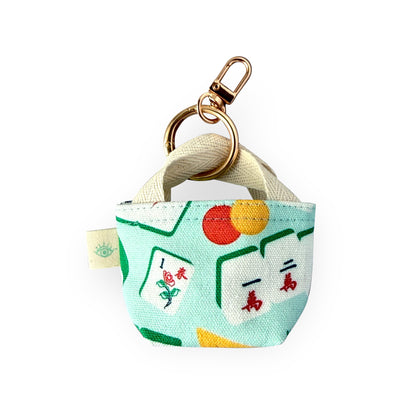 Mahjong mini tote keychain by I&