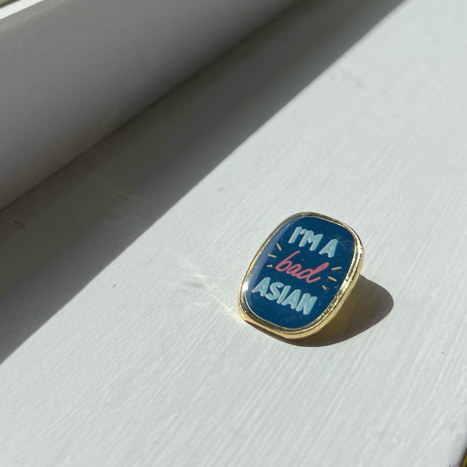 Im a bad Asian lapel pin by I&