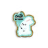 Cute but violent bunny lapel pin by I&