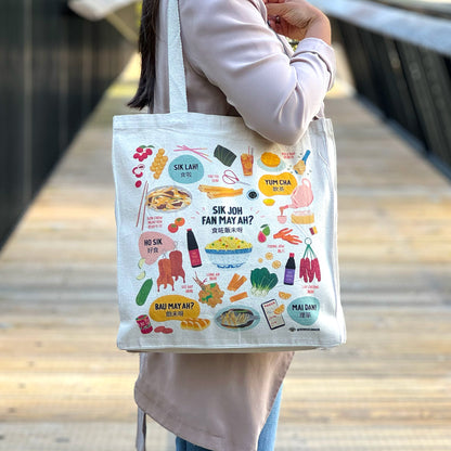 Cantonese food tote bag by I&