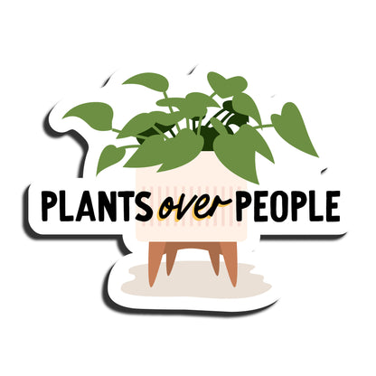Plants over people magnet by I&