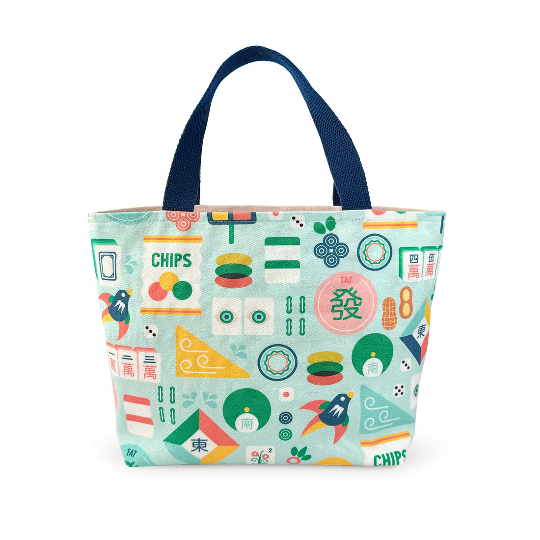 Mahjong pattern mini tote by I&