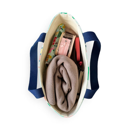 Mahjong pattern mini tote inside by I&