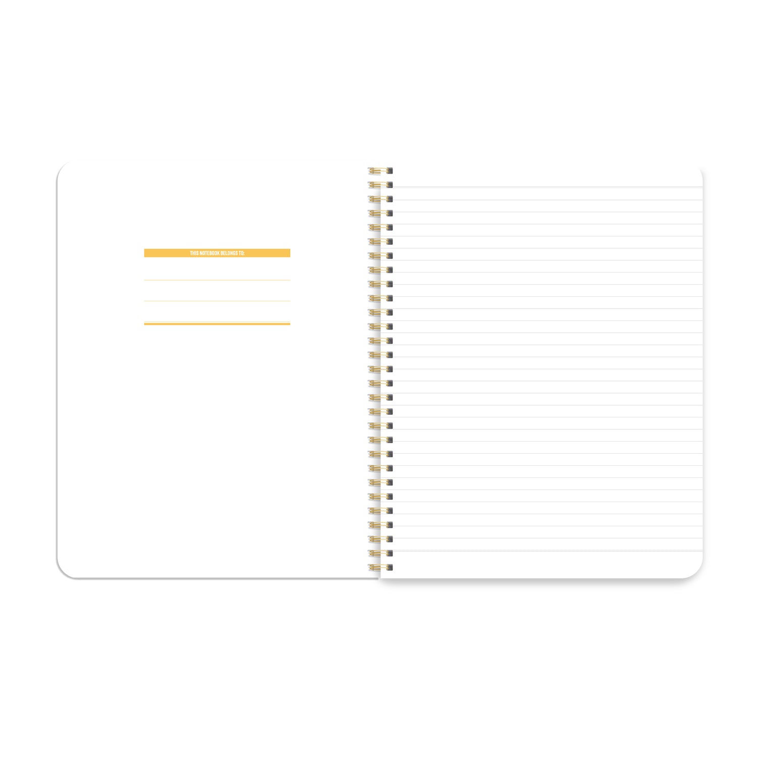 coil bound lined notebook by I&