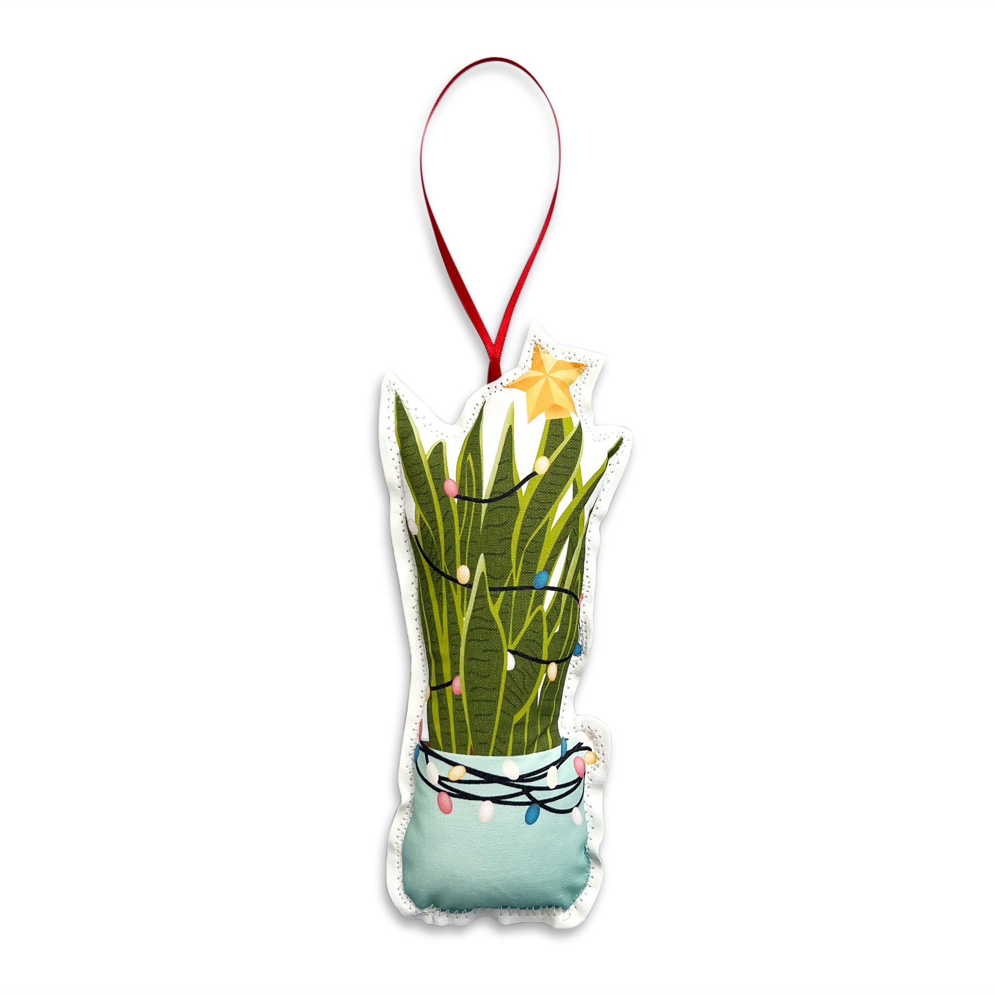 Snake plant plush ornament by I&