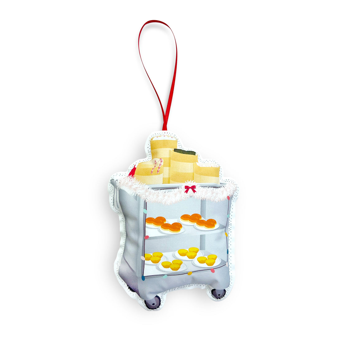 Dim sum cart plush ornament by I&