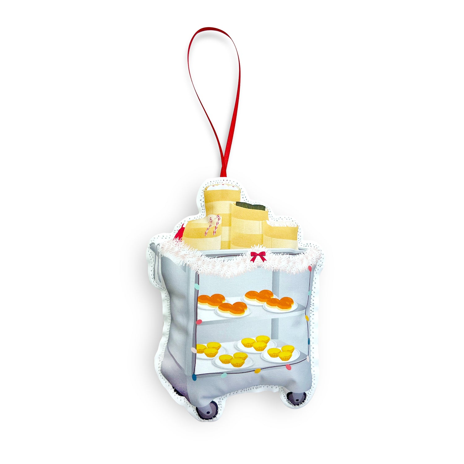 Dim sum cart plush ornament by I&