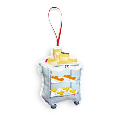 Dim sum cart plush ornament by I&