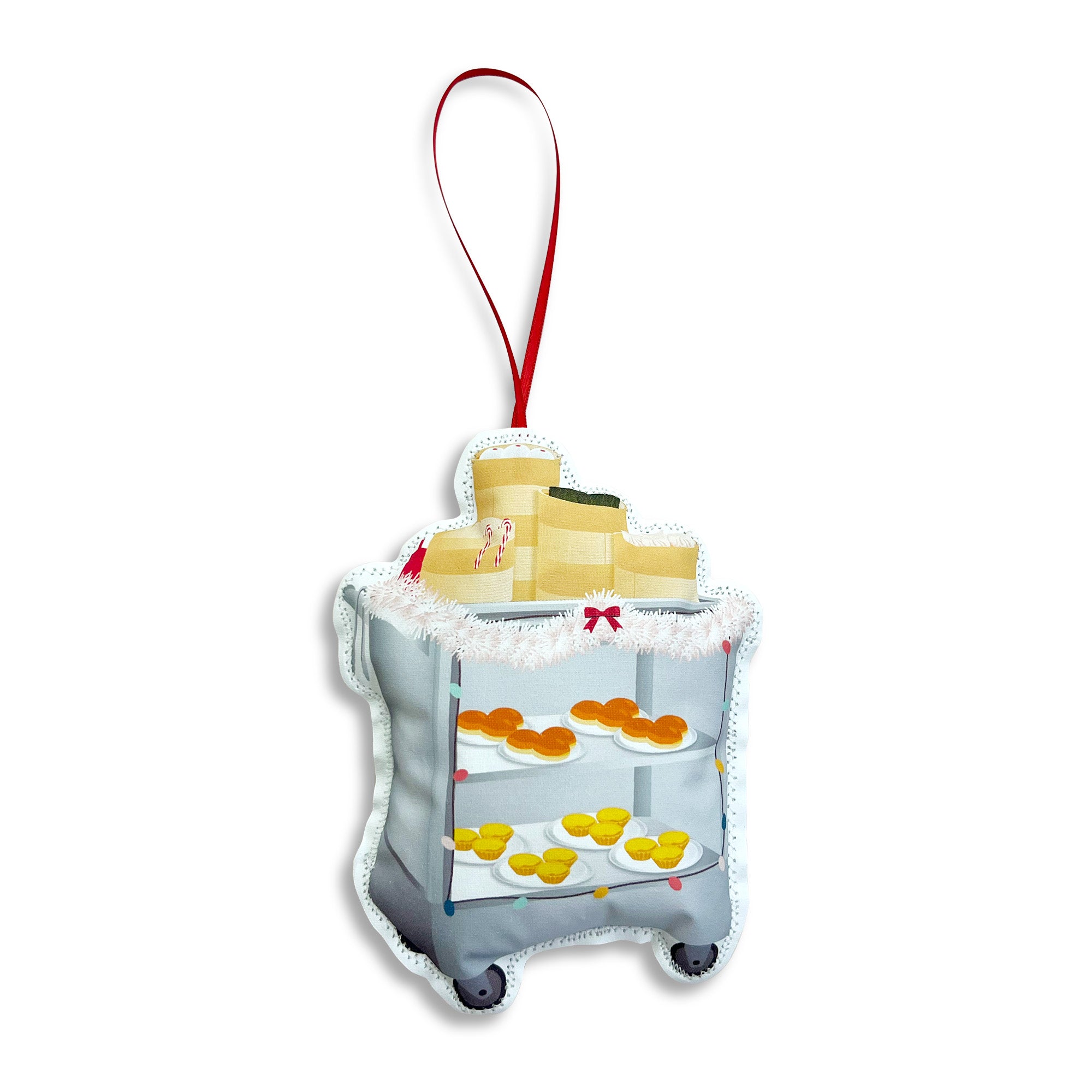 Dim sum cart plush ornament by I&