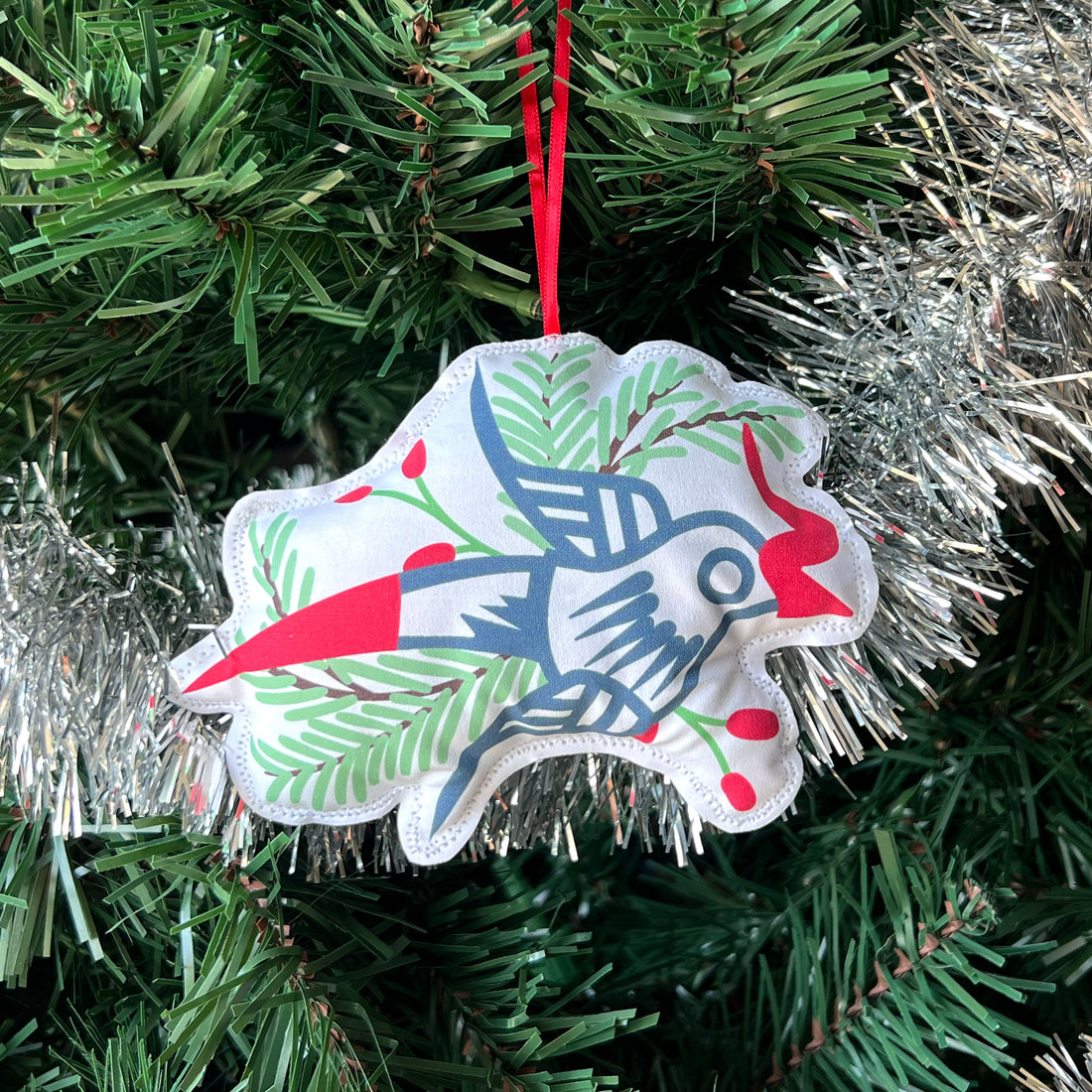 Mahjong bird plush ornament by I&