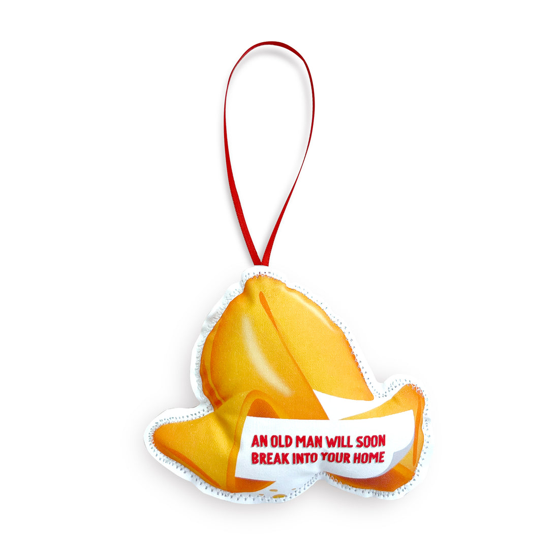 Fortune cookie plush ornament by I&
