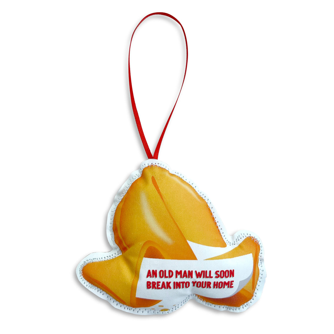 Fortune cookie plush ornament by I&