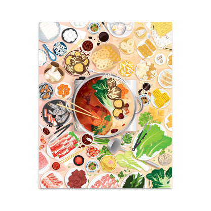 Hot pot art print by I&