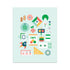 Mahjong geometric modern art print by I&
