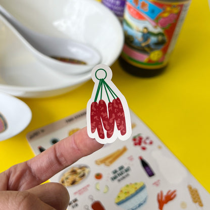 Cantonese food sticker sheet by I&