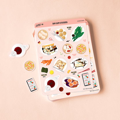 Dim sum sticker sheet by I&