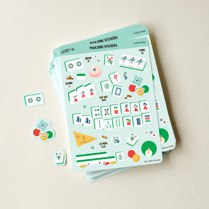 Mahjong sticker sheet by I&